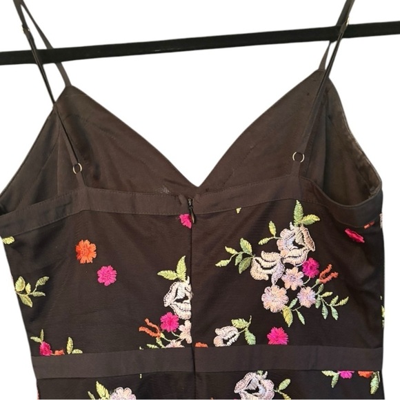 Lulus Black Floral Dress Size Small (S) - Picture 7 of 10